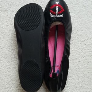 Minnesota Twins slip on flat shoes w/crystal logo embellishments